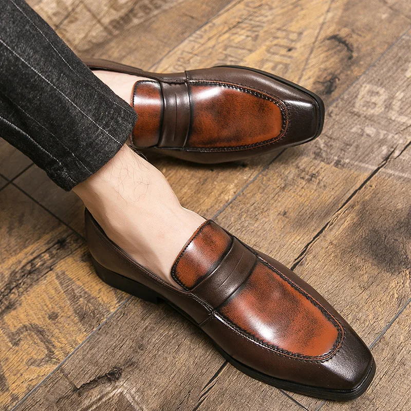 

Loafers Men's Shoes Oxford Luxurious Formal Casual Leather Men Slippers Italian Brand High Quality Trending Hot Products