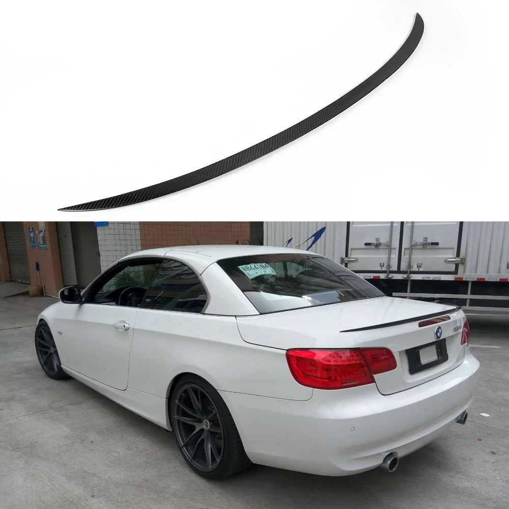 E93 M3 Стиль углеродного волокна авто спойлер заднего багажника крыла для BMW 2007
