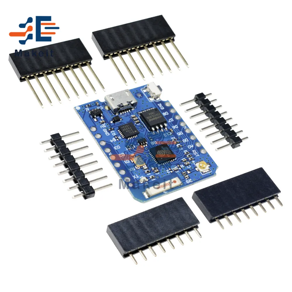 Внешний антенный разъем для WEMOS D1 Mini Pro 16M Bytes NodeMCU ESP8266 ESP-8266EX CP2104 WIFI макетная плата