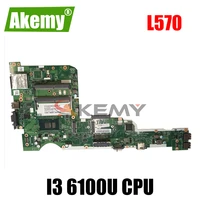 akemy for lenovo thinkpad l560 notebook motherboard aill1l2 la c421p cpu i3 6100u ddr3 100 test ok