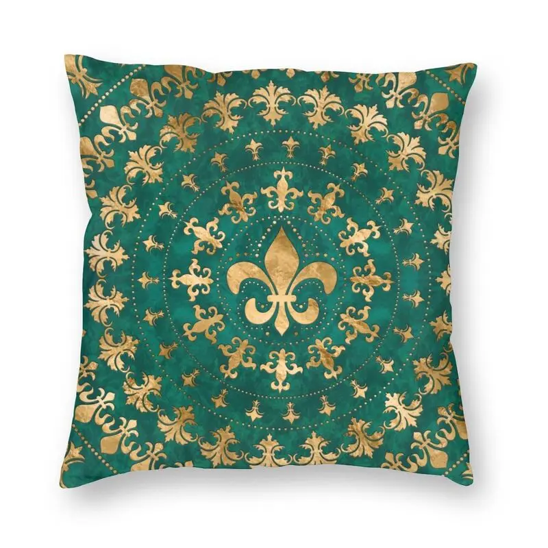 

Изумрудно-зеленый чехол для подушки цветок лилии из полиэстера 40x40 см