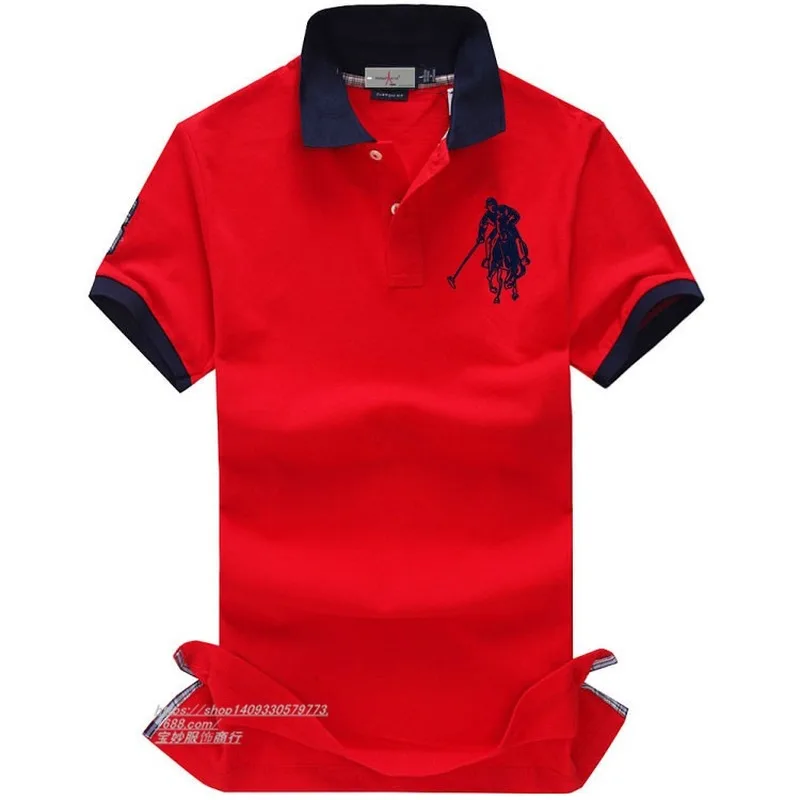 

Summer Brand Mens Polos Shirts 100% Cotton Casual Short Sleeve Polos Homme Fashion Slim Lapel Male Tops mens casual shirts 90s