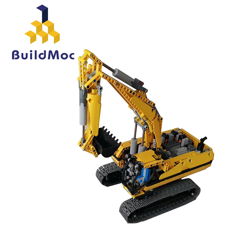 

New Ultimate Electric Excavator Technical MOC-0080 Building Block Toy Gift Improve Children's Hands-on Ability