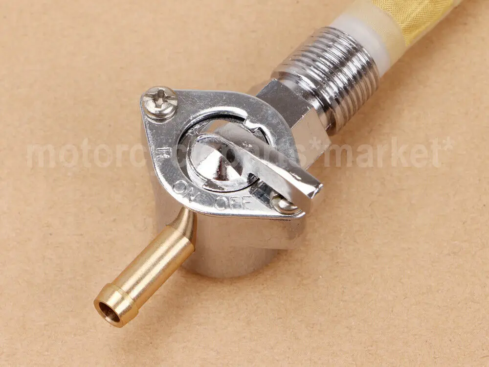 Топливный клапан ВКЛ./ВЫКЛ. Резервуар 3/8 дюйма NPT Бензобак Petcock CB750 для Harley Chopper Bobber