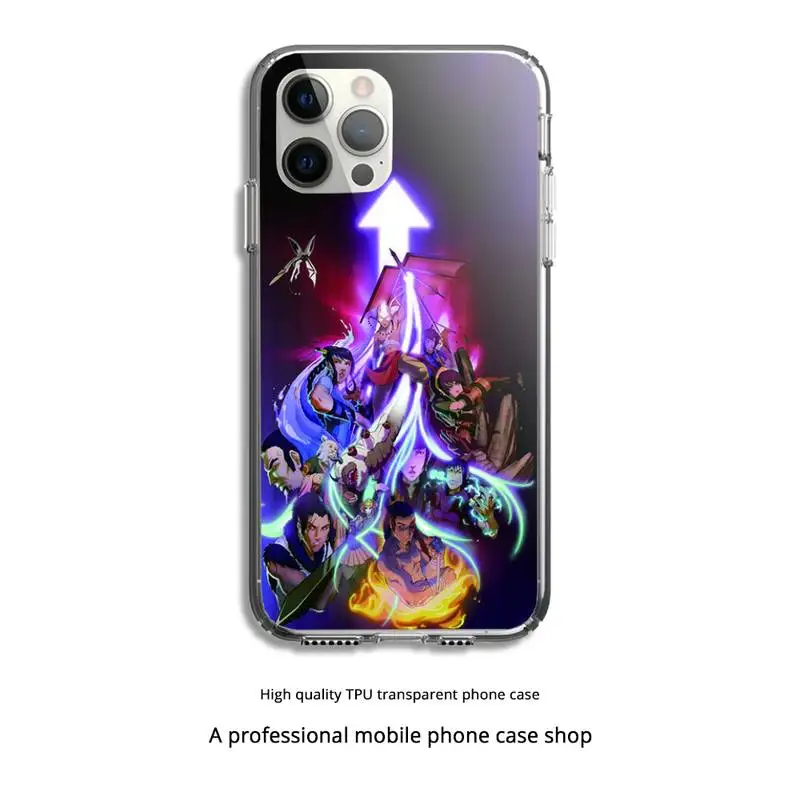 

Avatar the Last Airbender Phone Case Clear Cover For Iphone 5 6 7 8 11 12 plus XR X XS SE2020 11/12PRO Max Transparent Cases