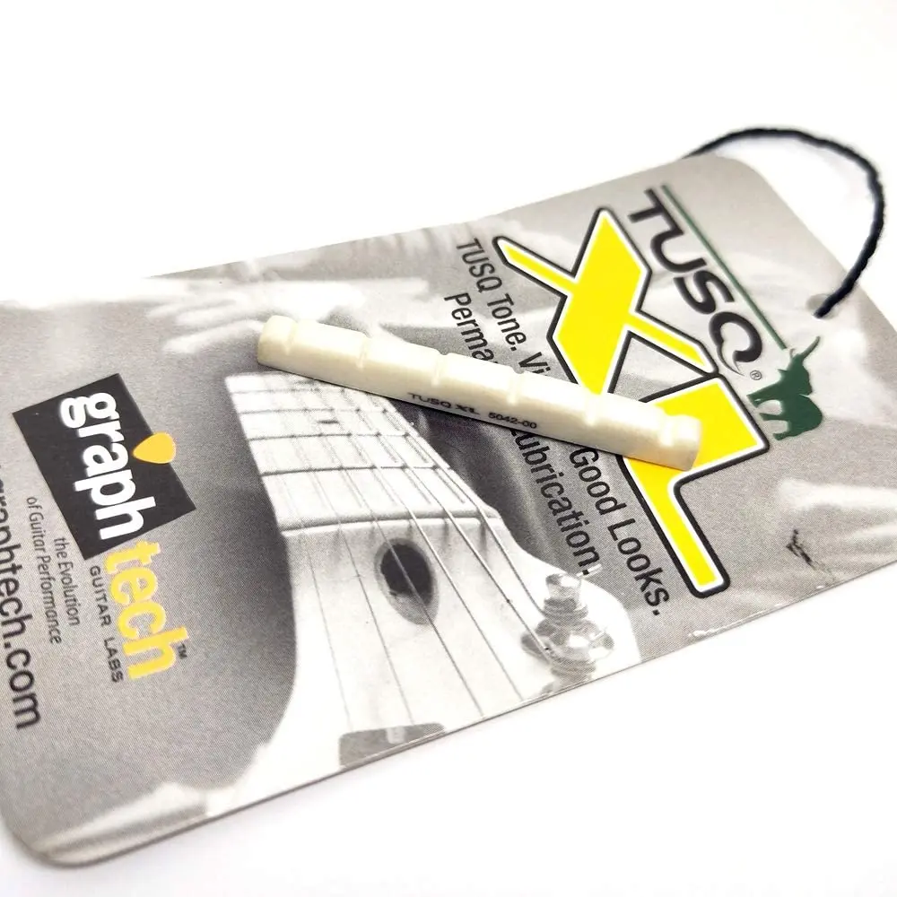 graph tech pt 5042 00 tusq mutter xl 42mm pre schlitz flachen boden gitarre mutter für fd st elektrische gitarre schwarz free global shipping