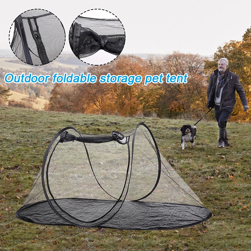 

Outdoor Pet Tent Portable Breathable Folding Cage Pet Playhouse For Traveling Camping Beach Sale Pet Products