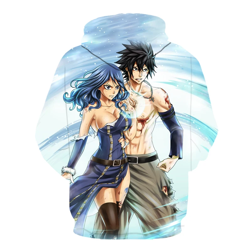 

2021 Japanese Anime Fairy Tail 3D Printed Men Hoodie Pullovers Men Women Fashion Cool Sweatshirts Harajuku Hip Hop Plussized Pul