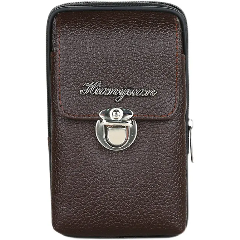 

PU Leather Soft Comfortable and Durable Waist Bag for Men