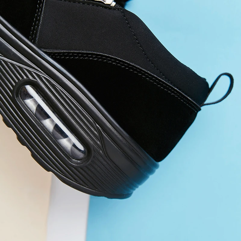 Сникерсы женские уличная спортивная обувь на воздушной подушке молнии мягкие