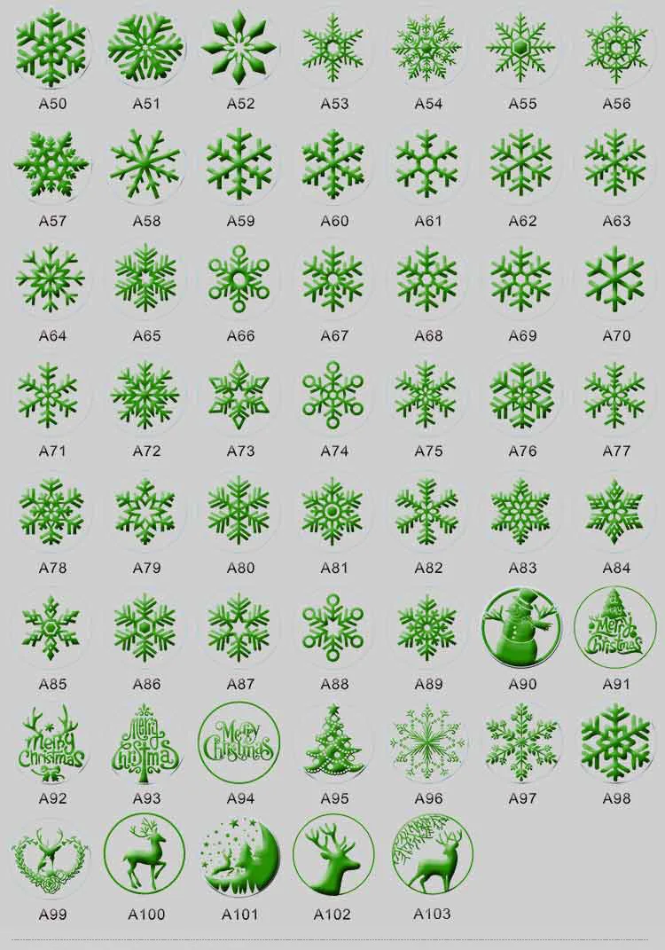 Головка штемпеля Рождественская деревянная печать в стиле ретро для