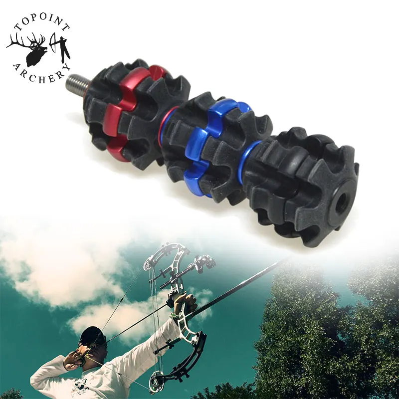 

TOPOINT ARCHERY TP625 1PC Recurve Bow Stabilizer Archery Bow dampener string vibration Extension for Recurve Bow Hunting