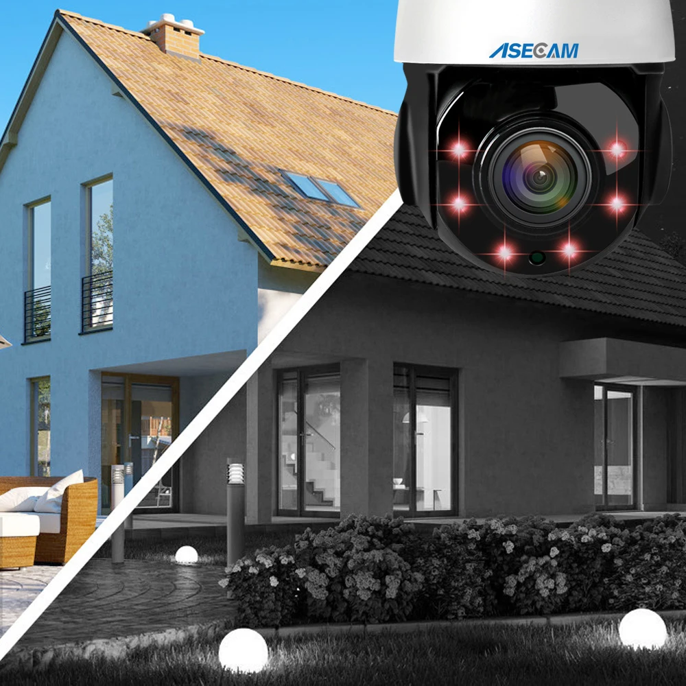 4K Ультра HD IP Камера уличная 8MP PTZ 30X зум CCTV варифокальный Onvif H.265 купольная