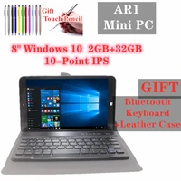 new year sale 2in1 windows 10 tablet pc 8 inch ar1 gift keyboard case 2gb32gb 1280 x 800 ips dual cameras 1 83ghz quad core