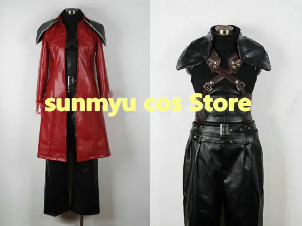 Кризис Core Final Fantasy VII FF7 генезис рапсодос Косплэй костюм изготовление размеров под