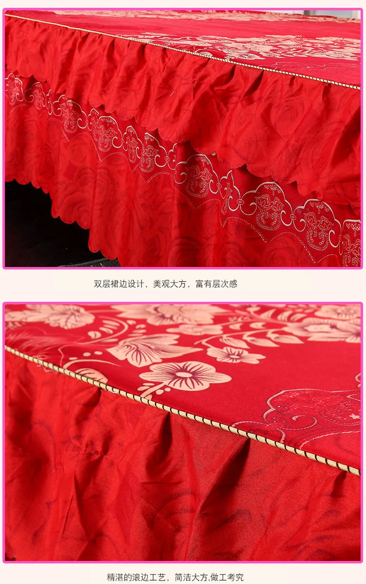 Постельное белье с цветами для дома хлопковое красное постельное дышащее мягкое