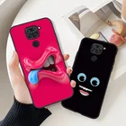 Чехол Funda для Xiaomi Redmi Note 9 Pro, чехол для Redmi 9T Note 10 Pro Max 8T 9T 5 7 8 9 Pro 10S 6 7S, защитный чехол с забавным лицом