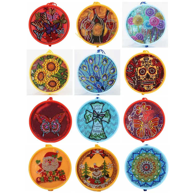 

New lamp DIY LED Diamond Painting Night Light Pendant Christmas decor Cross Stitch Embroidery Special Shape Home bedroom Decor