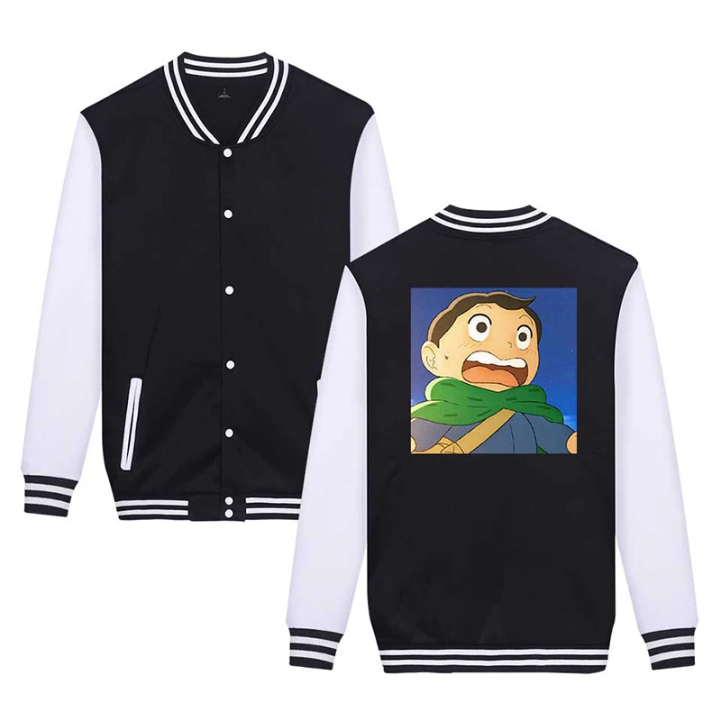

Новинка, бейсбольная униформа в стиле аниме king, модные куртки для мальчиков и девочек, бейсбольная униформа, мужская и женская осенняя куртка, Топ