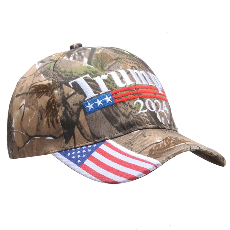 

New Product Trump 2024 Camouflage Baseball Caps Snapback Casquette Hats Casual Gorras Dad Bonnet Embroidery Print Czapka Beisbol