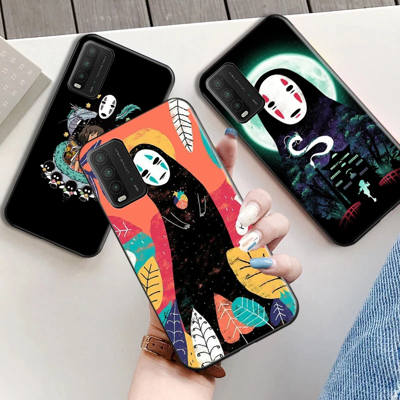 

Cartoon Spirited Away Totoro Shell Phone Case for Xiaomi Redmi 9i 9AT 9 9T 9A 9C Note 9 9Pro 9T 9S 9 Pro MAX Back Cove Soft TPU