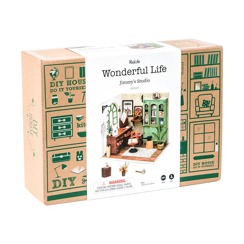 

Rolife DIY Wooden Dollhouse Miniature DGM07 Jimmy's Studio