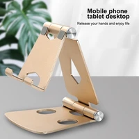 tablet mobile phone desktop stand for ipad xiaomi samsung foldable metal universal tablet mount phone holder for video recording