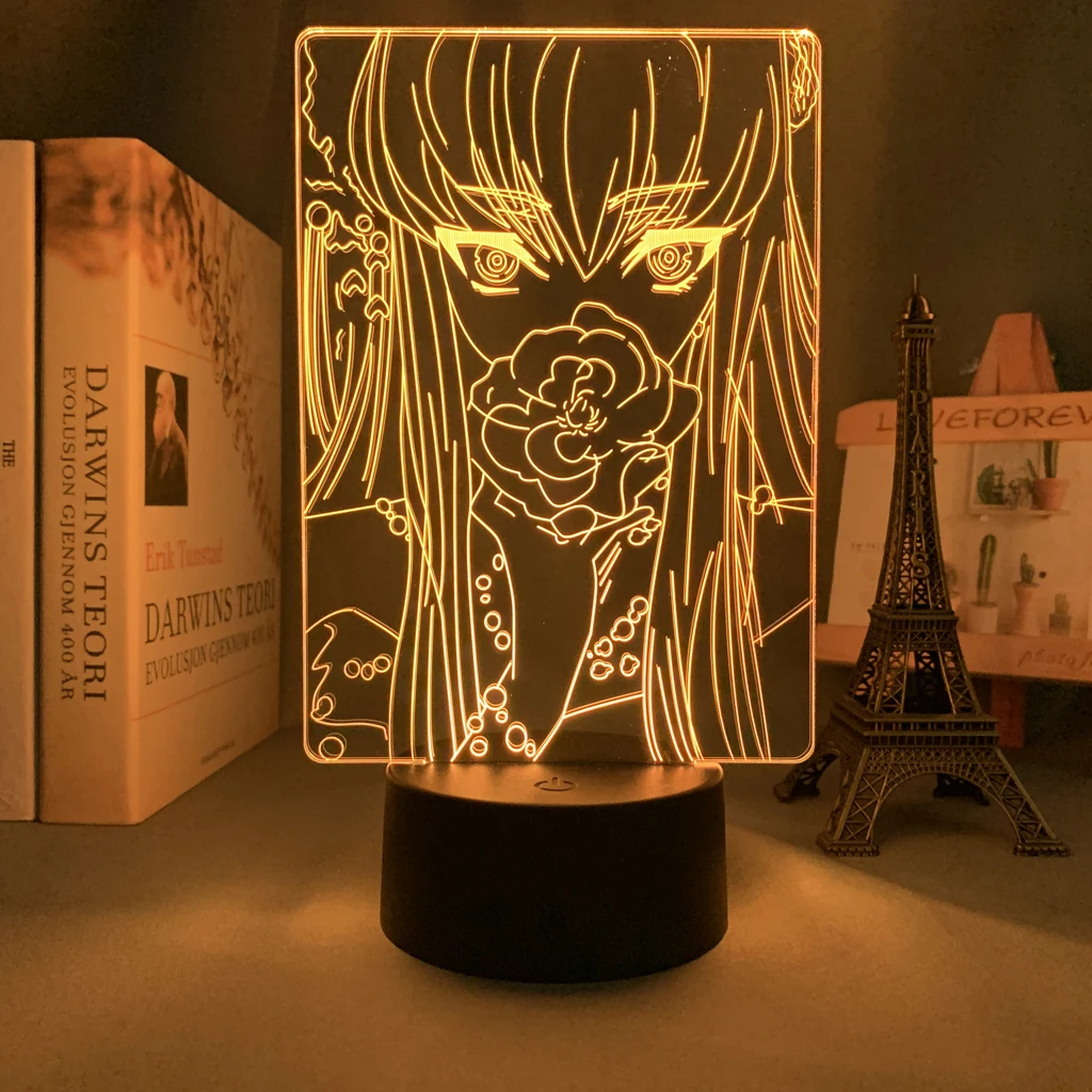 Anime 3d Lamp Code Geass CC for Bedroom Decor Nightlight Birthday Gift Manga Led Night Light Bedside | Освещение