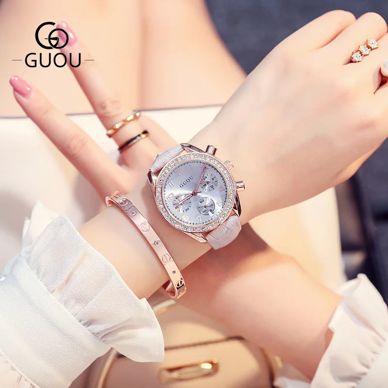 2021 New Women Rose Golden Classic Quartz Watches Female Elegant Clock Luxury Gift Watches Ladies Waterproof Wristwatch Clock