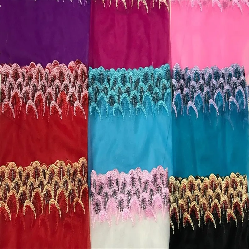 1 Yard Guipure Peacock Feather Embroidery Sequins Lace Fabric DIY Handmade Craft Underwear Sewing on Clothing Accessories | Дом и сад