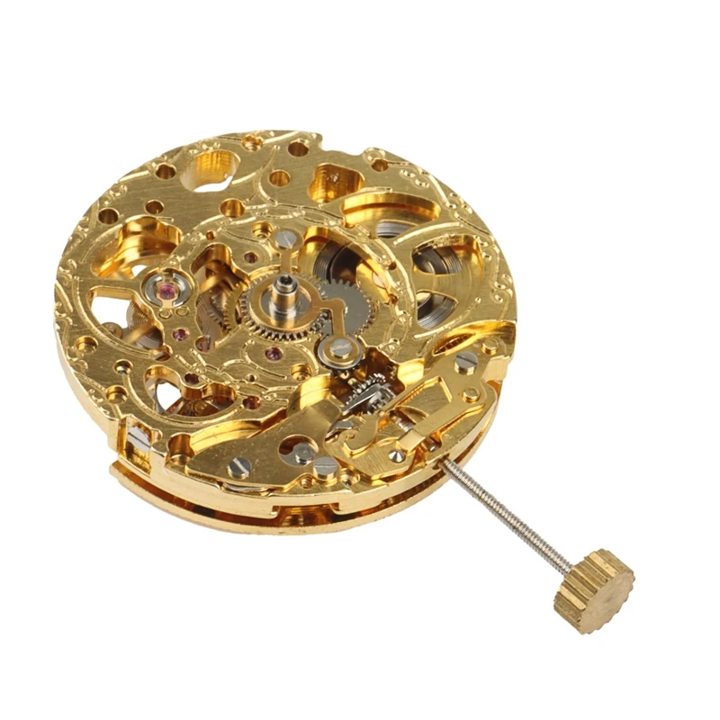 

Automatic Mechanical Movement Hollow Three-Needle Movement Gold Machine for 8205 8215 Movement Watch Accessories