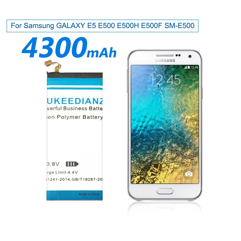 GUKEEDIANZI EB BE500ABE 4300 мА/ч батарея для Samsung GALAXY E5 E500 E500H E500F SM смарт телефон сменный