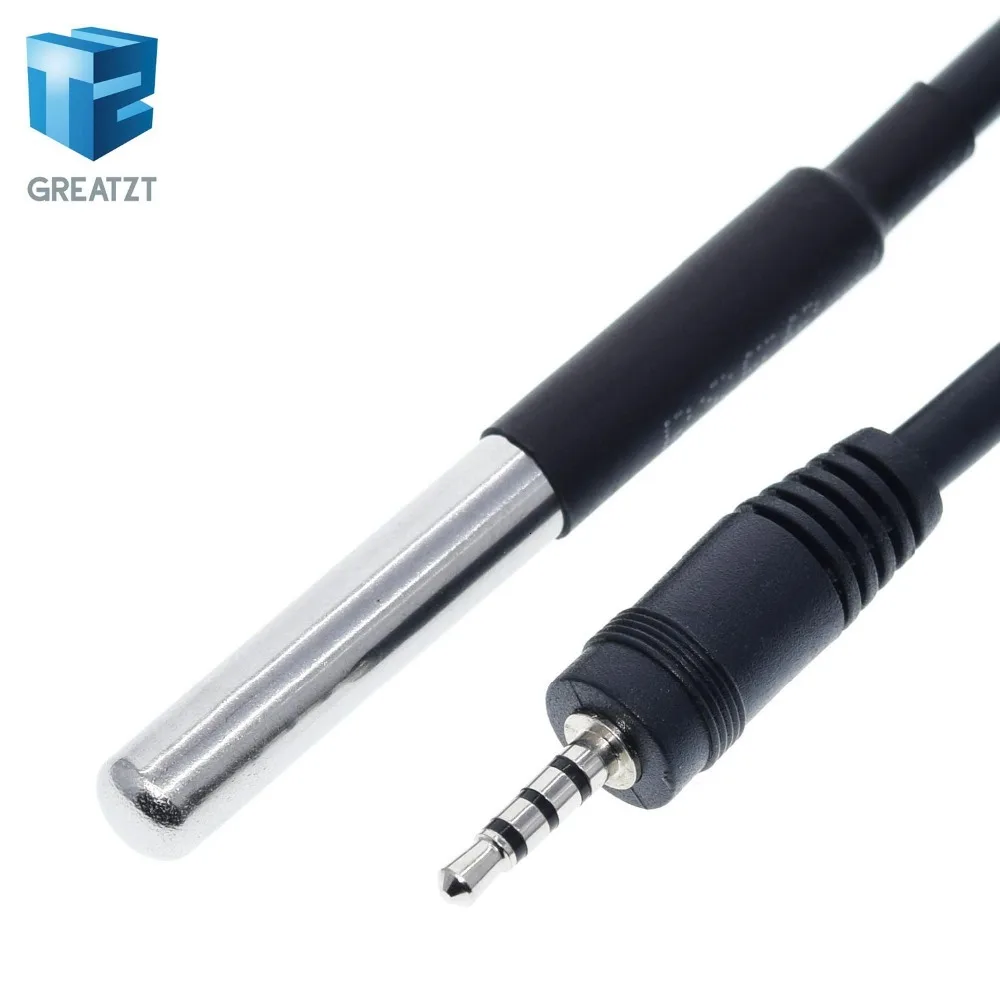 GREATZT 1 шт. DS1820 посылка из нержавеющей стали водонепроницаемый DS18b20 датчик температуры 18B20 для Arduino