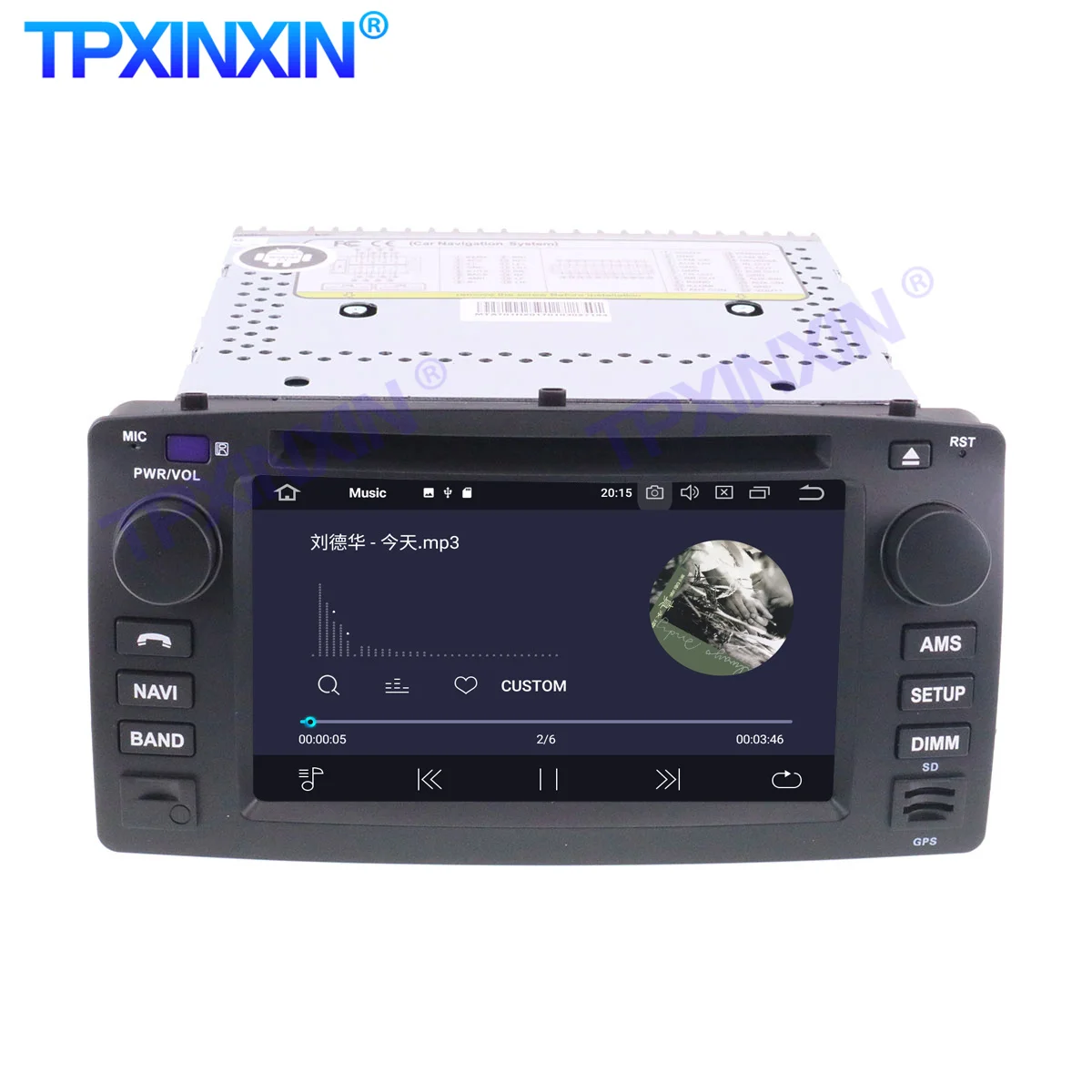 Автомобильный мультимедийный плеер PX6 для Toyota corolla 2001-2006 Android 10 0 4 + 64 ГБ IPS Carplay