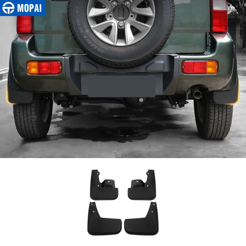 MOPAI Брызговики для Suzuki Jimny 2007- Брызговики из АБС-пластика для внешней защиты автомобиля, декоративные Брызговики, крылья, автомобильные аксессуары