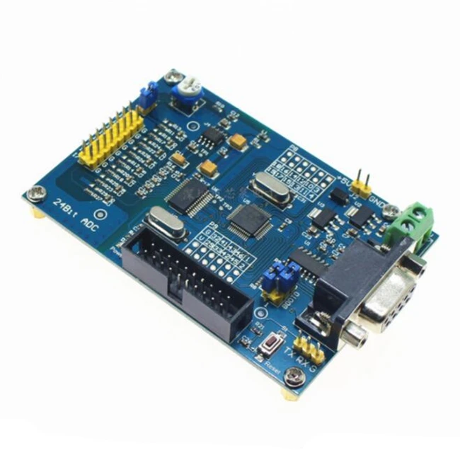 

Высокоточный модуль сбора ADS1256 + STM32F103C8T6, обучающая плата для промышленного управления/24-битный блок питания ADC