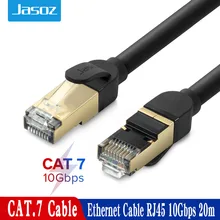 Jasoz Ethernet Cable RJ45 Cat7 Lan Cable FTP RJ 45 Network Cable for Cat6 Compatible Patch Cord for Modem Router Cable Ethernet