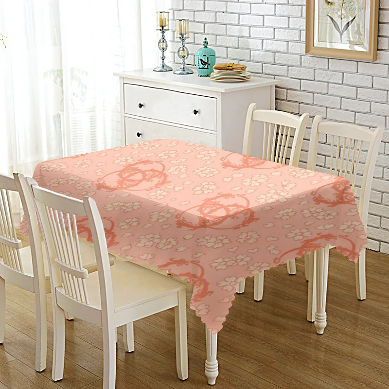 

Printed Fabric Tablecloth Household Table Cloth TV Cabinet Coffee Table Cloth round Table Placemat european tablecloths
