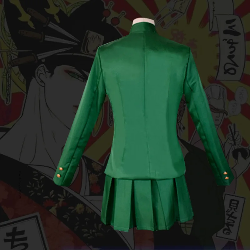 

Anime JoJo JoJo's Bizarre Adventure Cosplay Noriaki Kakyoin Skirt Cosplay Costume Halloween
