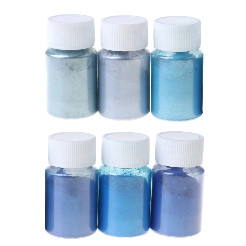 

24 Colors Cosmetic Grade Pearlescent Natural Mica Mineral Powder Epoxy Resin Dye Pearl Pigment