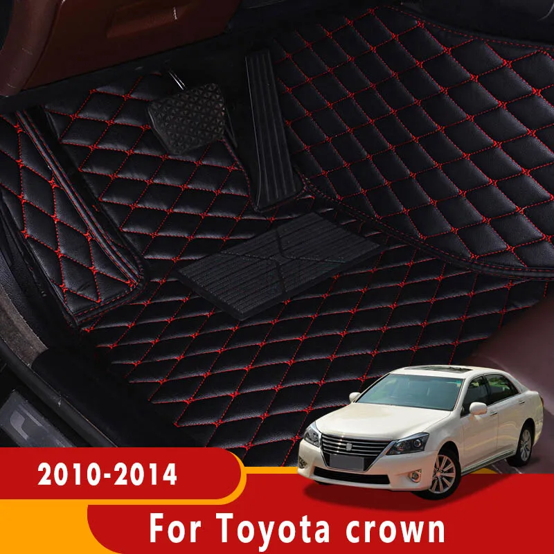 

Для Toyota Crown 2014 2013 2012 2011 2010 автомобильные коврики автомобильные декоративные детали Стайлинг водонепроницаемые чехлы коврики