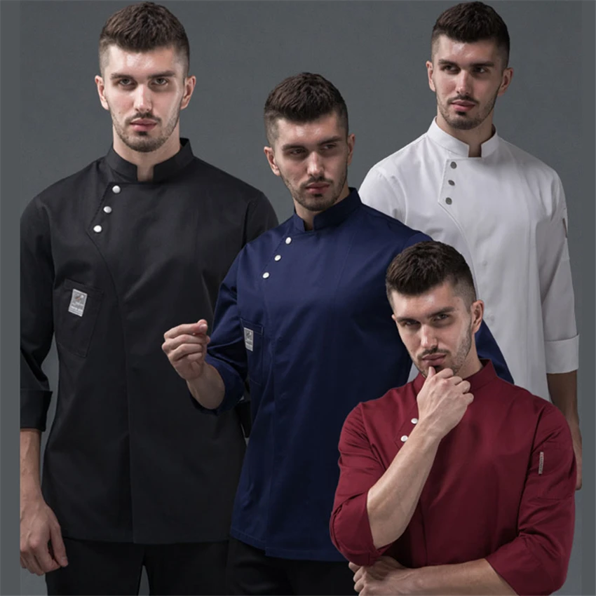 Униформа шеф повара с коротким рукавом для ресторана Мужская Рабочая одежда
