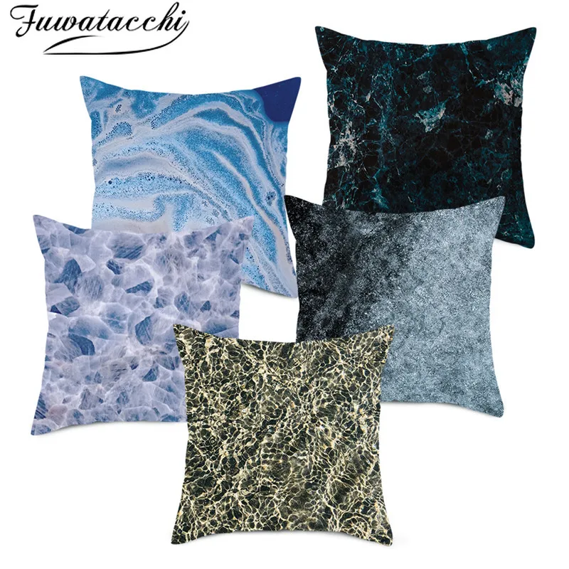 Fuwatacchi наволочки для подушек с холодной настройкой Abst наволочка речного океана