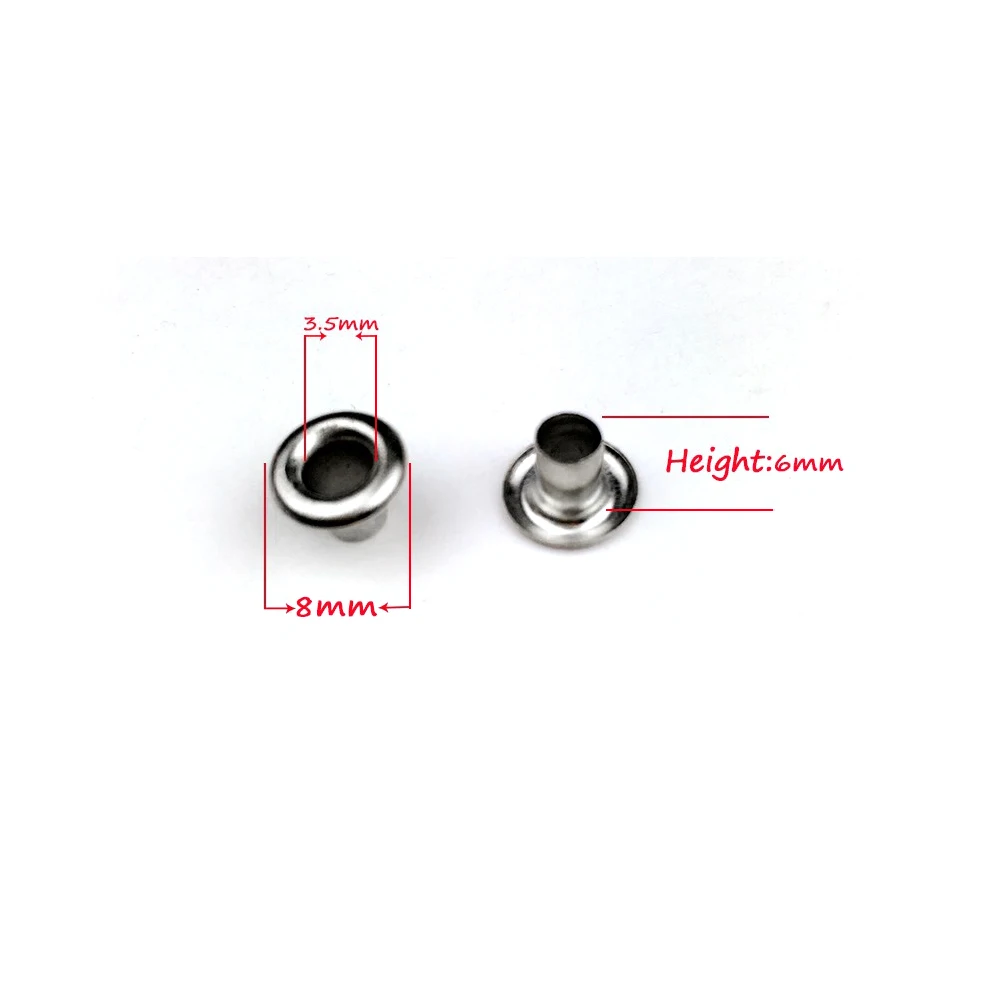 500 комплектов люверсов внутренний диаметр 3 5 мм Сумки и аксессуары для обуви