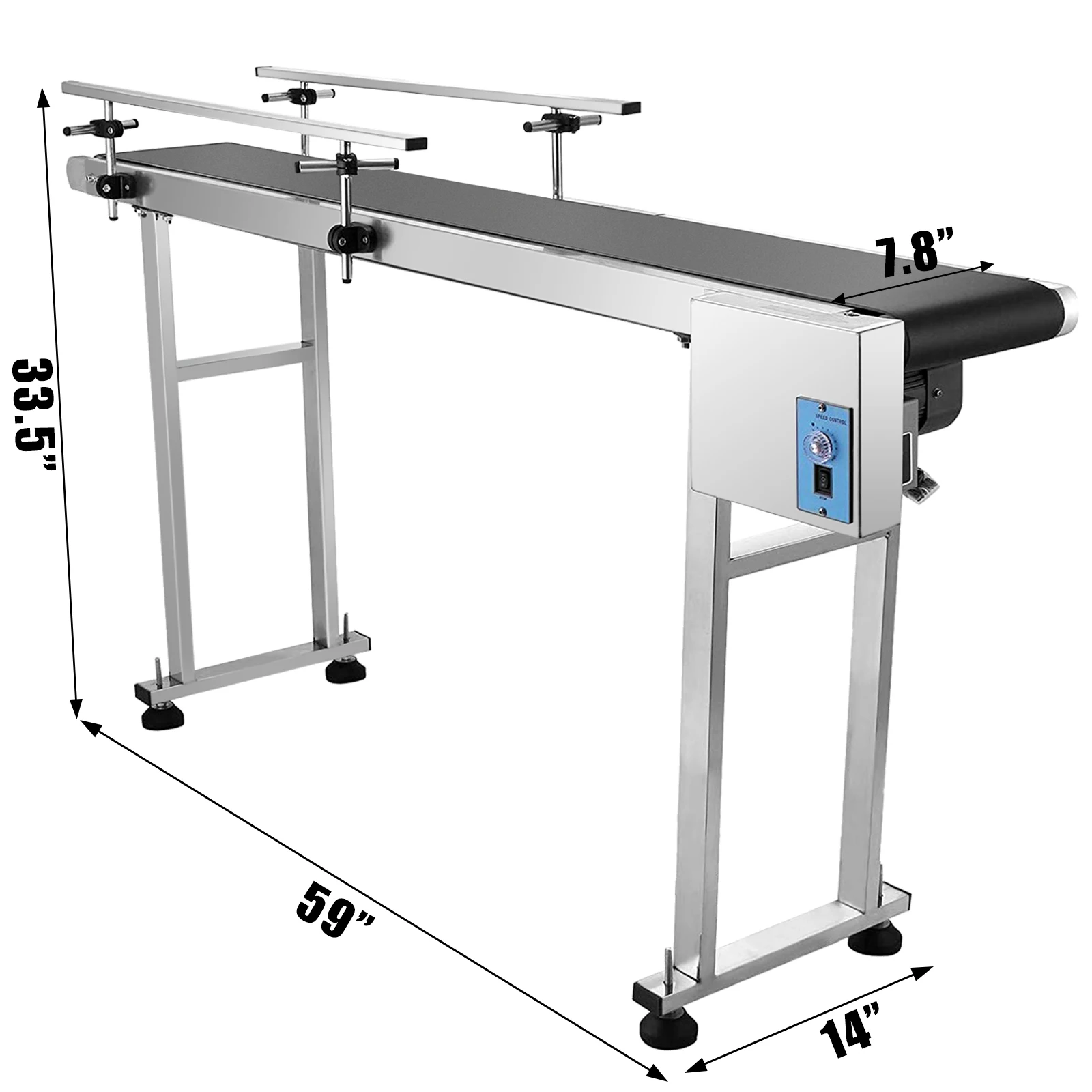 

PVC Belt Electric Conveyor Machine With Stainless Steel