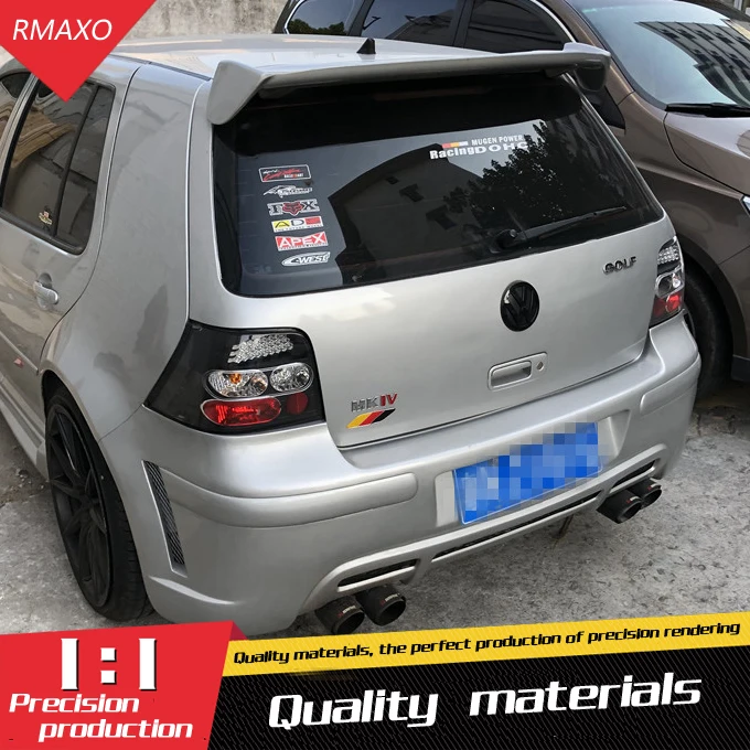 Спойлер для VW Golf 4 заднее крыло из АБС пластика грунтовка цветной задний спойлер