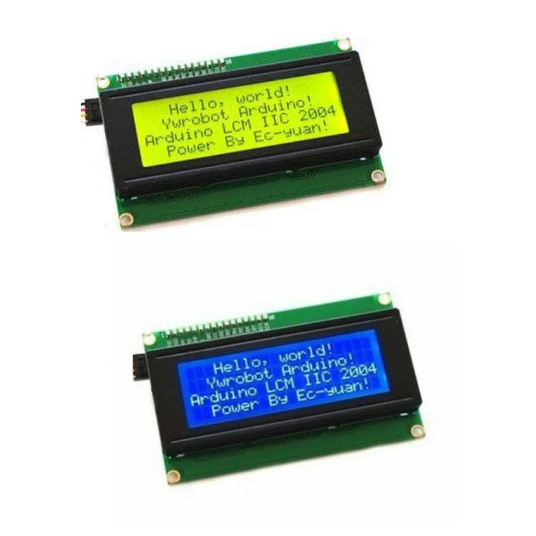 Модуль ЖК дисплея для uno r3 2560 желтая/синяя подсветка 2004 20x4 HD44780|Аксессуары батарей|
