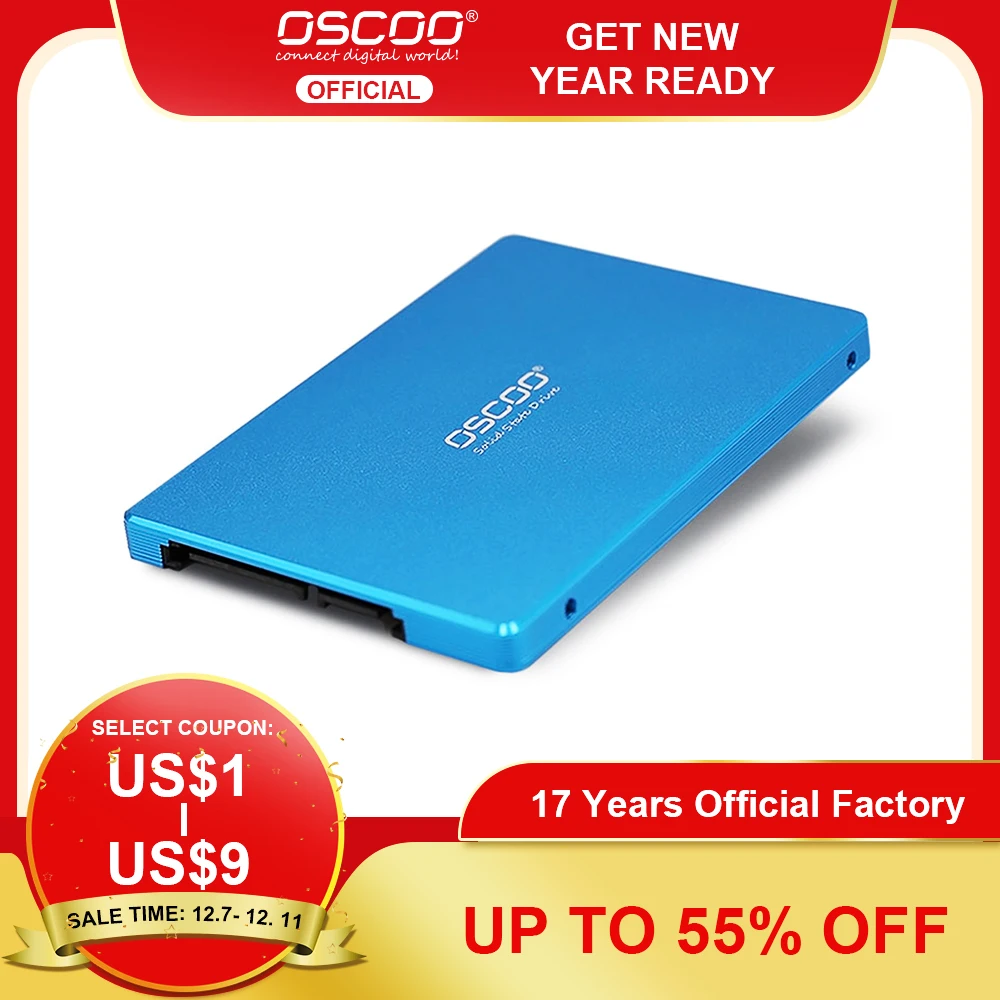 Жесткий диск OSCOO для ноутбука 256 ГБ 512 1 ТБ ssd жесткий SSD 360 гб планшета Настольный ПК