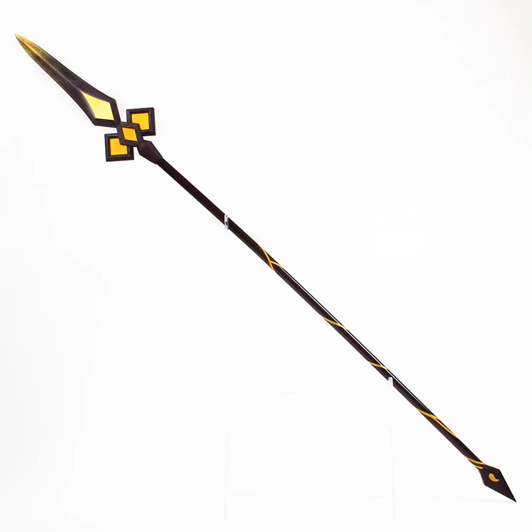 

Игровой реквизит для косплея Genshin Impact Zhongli/zhong Li Vortex Vanquisher Spear Staff оружия, реквизит на заказ для Хэллоуина, карнавала
