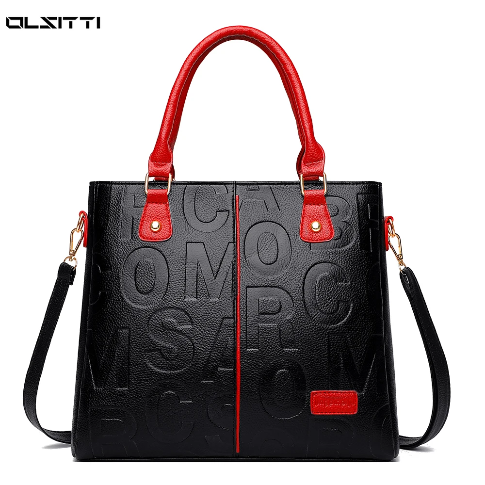 

Женская сумка через плечо с надписью, 2021, кошельки, роскошные женские сумочки, дизайнерская модная вместительная сумка-тоут, Sac A Main